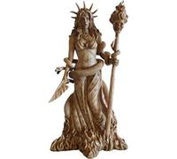 Pacific Giftware Figura de la Diosa Griega Blanca hechicera de brujería Hécate Hekate Nigromancia Deidad mágica poderosa Estatua de Bruja pagana