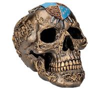 Pacific Giftware - Figura decorativa de calavera con escudo medieval