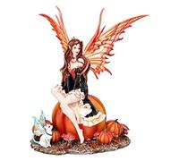 Pacific Giftware Figura Elfos con Kürbissen Calabaza Fairy De Amy Brown - Hadas Ángel Estatua