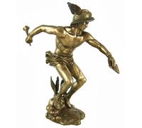Pacific Giftware Greek God Hermes Bronceada Acabado Estatua Mercury Luck by