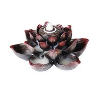 Pacific Giftware Meditation Use Auspicious de loto de loto Flujo posterior Cono Incienso Infusor