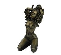Pacific Giftware Medusa Gorgona con Pelo de Serpiente, Figura clásica para decoración del hogar