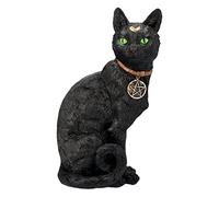 Pacific Giftware Mística Gatos Figura con Magischen Símbolos - Wicca Negro Gótico Hexe