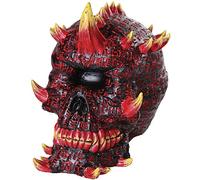 Pacific Giftware Mythical One Eyed Cyclops Calavera Gótico Fantasía Artículo de Coleccionista Antigua Characters Rojo Devil Horns Spike