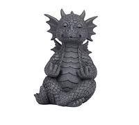 Pacific Giftware Pequeña Meditación Garden Dragon Coleccionable Estatuilla