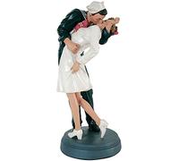 Pacific Giftware rendición incondicional Marinero Azul Marino WW2 y la Enfermera Icono Estatua szene