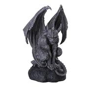 Pacific Giftware Vraskod - Estatua de gárgola de Piedra Centinela de 12 Pulgadas de Alto