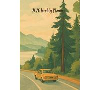 Pacific Northwest Drive 2026 Weekly Planner | Shelf 47 Press: A road through the evergreens-plan your year with calm intention