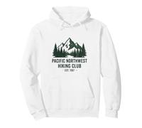 Pacific Northwest Hiking Club EST 1987 Retro Vintage Sudadera con Capucha