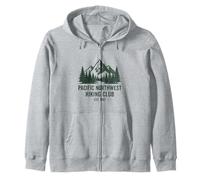 Pacific Northwest Hiking Club EST 1987 Retro Vintage Sudadera con Capucha