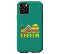 Pacific Northwest Oregon Vintage Retro 1970 Estética Carcasa para iPhone 11 Pro