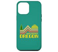 Pacific Northwest Oregon Vintage Retro 1970 Estética Carcasa para iPhone 12 Pro MAX