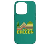 Pacific Northwest Oregon Vintage Retro 1970 Estética Carcasa para iPhone 14 Pro