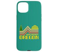 Pacific Northwest Oregon Vintage Retro 1970 Estética Carcasa para iPhone 15 Plus