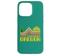 Pacific Northwest Oregon Vintage Retro 1970 Estética Carcasa para iPhone 15 Pro MAX