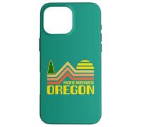 Pacific Northwest Oregon Vintage Retro 1970 Estética Carcasa para iPhone 16 Pro MAX