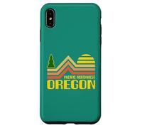 Pacific Northwest Oregon Vintage Retro 1970 Estética Carcasa para iPhone XS MAX