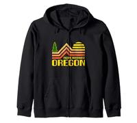 Pacific Northwest Oregon Vintage Retro 1970 Estética Sudadera con Capucha