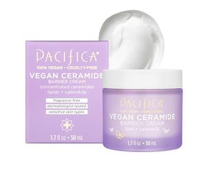 Pacifica Beauty Ceramide Barrier Repair Daily Facial Hidrating Cream, Ecezma Association Approved, Safe for Sensitive Skin, Sin perfume, 100% Vegano + Cruelty Free, 4,5 ml