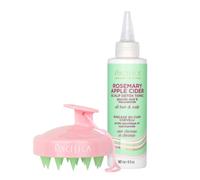 Pacifica Beauty - Tónico desintoxicante de cuero cabelludo con romero y manzana, cepillo de masaje para el cuero cabelludo, elimina la suciedad, la acumulación de productos y el aceite, para cuero