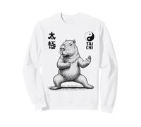 Pacífico Capibara Tai Chi Artes Marciales Yin Yang Balance Sudadera