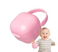 Pacifier Case, Portable Travel Storage Box Case, 9.5x6.2x6cm Bpa Pacifier Holder with Secure Snap Closure, Compact Dustproof Soother Container for Babies