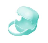 Pacifier Case, Portable Travel Storage Box Case, 9.5x6.2x6cm Bpa Pacifier Holder with Secure Snap Closure, Compact Dustproof Soother Container for Babies