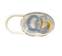 Pacifier Case, Transparent Container, PP Multifunctional Holder, Dustproof Storage Box For Travel, Shopping, and Everyday Use, Portable Baby Soother Organizer, Measuring 12x6x4.5cm