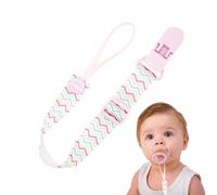Pacifier Clip - Pacifier Teether Straps | Anti-drop Leash Holder, Universal Holder Leash For Teething Toys Teethers, Pacifiers String Braid For Boys And Girls, 4 Pack
