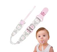 Pacifier Clip - Pacifier Teether Straps | Anti-drop Leash Holder, Universal Holder Leash For Teething Toys Teethers, Pacifiers String Braid For Boys And Girls, 4 Pack