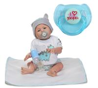 Pacifier de muñecas Baby - Herramientas de masticación magnética | Pacifier Baby Churofment | Accesorios para muñecas de bebés renacidos para mejorar las horas creativas de las niñas para niños pequeñ