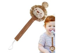 Pacifier Strap Clip - Toddler Teething Rings Strap Clip | Animal Shapes Anti-lost Toddler Pacifier Clips Toddler Nipple Strap for Pacifier, Teether, Hiccup Towel