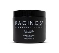 Pacinos elegantes pomada flexible de alto brillo para hombres - peinado duradero para cabello mediano a largo - aspecto hmedo con bodega durante tod