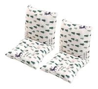 Pack 1/2/4 Cojines de Silla con Respaldo Lavable Cómodos Acolchados Cómodo Cojín para Sillas Comedor para Oficina Jardín Interior Exterior(Style3,40x40cm(2PC))