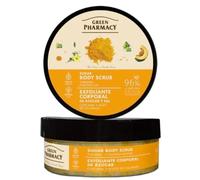 Pack 1 - Exfoliante corporal de azúcar, aceite de cúrcuma y calabaza 200 ml. Green Pharmacy
