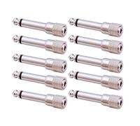 Pack 10 Adaptadores Jack Macho a Mini Jack Hembra Mono