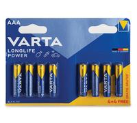 Pack 10 blisters pila alkalina longlife power aaa - lr03 (blíster 4+4