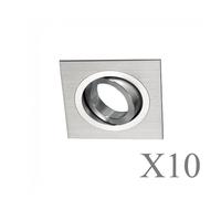 Pack 10 classic cuadrado aluminio marca wonderlamp