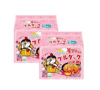 Pack 10 Fideos instanteneos coreanos - Ramen Coreano Carbonara ultra hot Chicken 130g