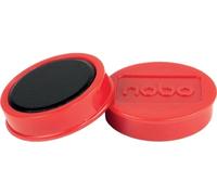 Pack 10 Imanes NOBO 38 mm (Rojo)
