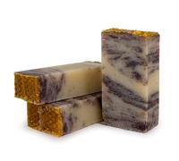 Pack 10 Jabón natural de Miel y Propóleo - Hidrata la piel sensible, seca y apagada - Ideal para higiene de zona íntima - Evita el acné