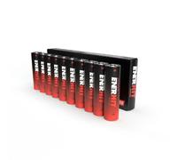 Pack 10 Pilas ENERHIT Industrial - Disponible AA y AAA - Brinda más energía que las pilas de zinc-carbono - Ofrece una fuente de alimentación constante - Diseño estanco resistente a las fugas - Gama