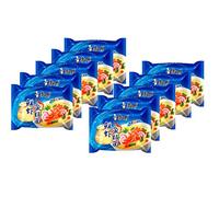 Pack 10 Ramen Fideos Instantáneos Sabor Marisco - Instant Noodle Tallarines