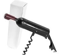 Pack 10 Sacacorchos magnéticos con Forma de Botella de Vino en Color Negro. Regalos para los Invitados a un Evento, Boda, comunión o Bautizo.