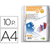 Pack 10 Unidades Bolsas A4 Transparentes