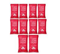 Pack 10 x Barrita energética dátiles, avellanas, Reishi y Cacao PaleoBull, 50 g