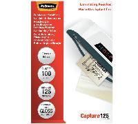 pack 100 bolsas plastificacion 60x90 125 micras fellowes 5397402