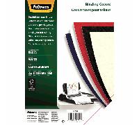 PACK 100 PORTADAS SIMIL PIEL A4 250 GR. BLANCO FELLOWES 5370104