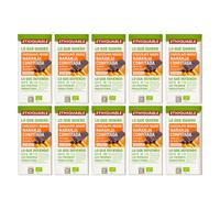 Pack 10x Chocolate Negro con Naranja Confitada Bio 100g | Ethiquable | Tabletas de Chocolate Ecológico | Comercio Justo | Vegano y Sin Gluten