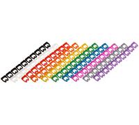 Pack 10x Marcadores de Cables de Colores (4mm...6mm)